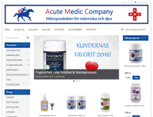 Tablet Screenshot of acutemedic.com